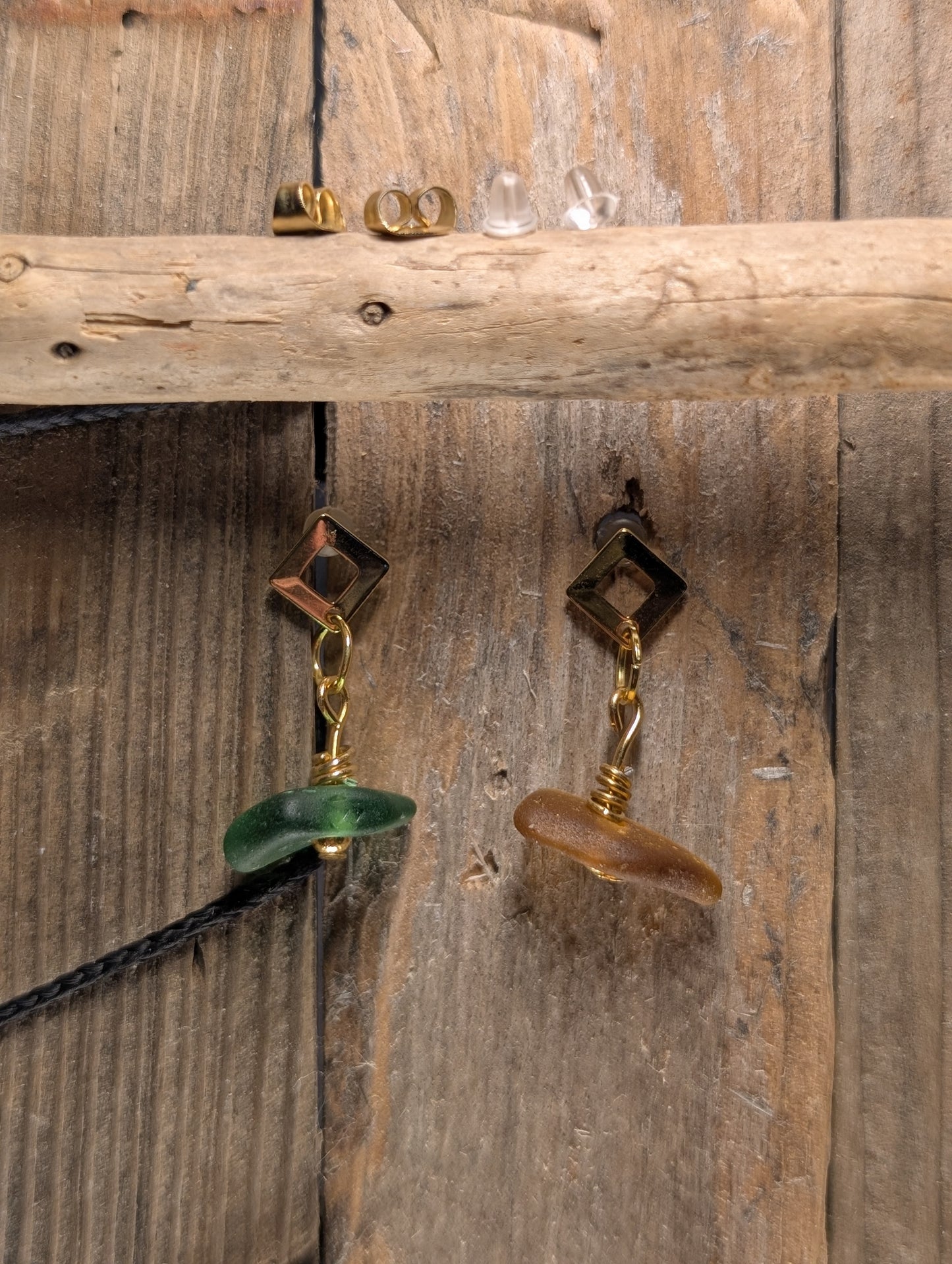 Beach Glass Stud