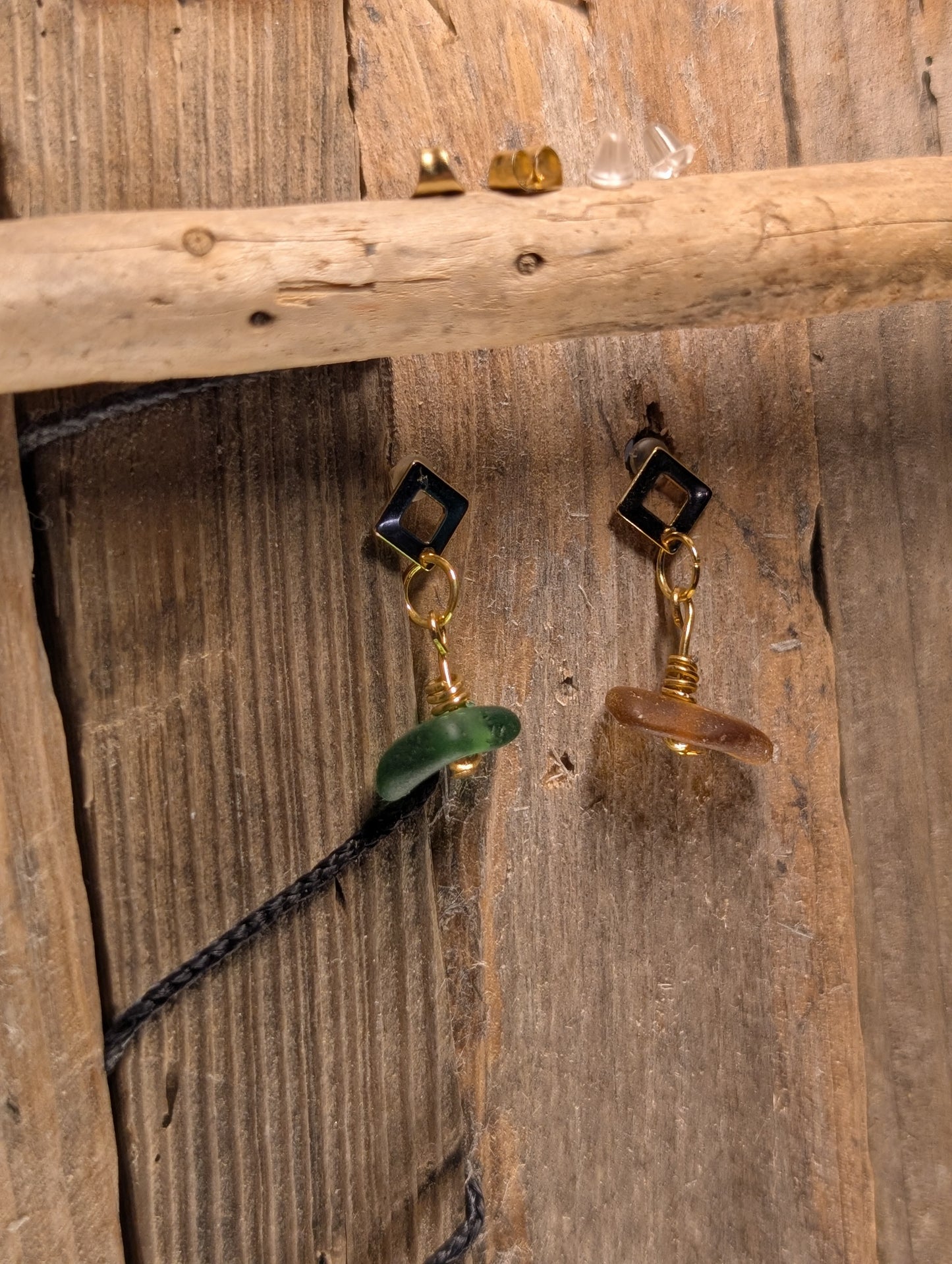 Beach Glass Stud