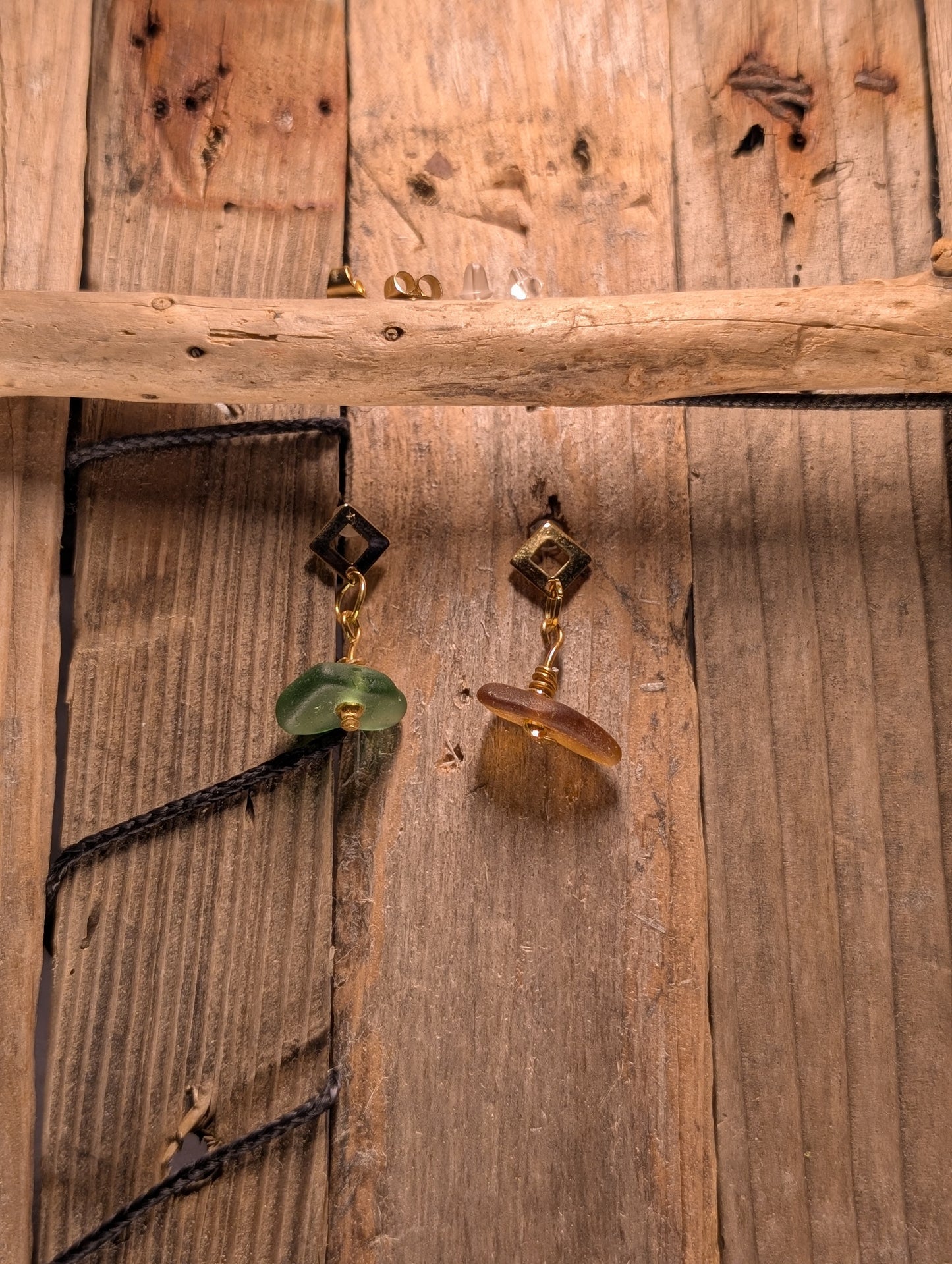 Beach Glass Stud