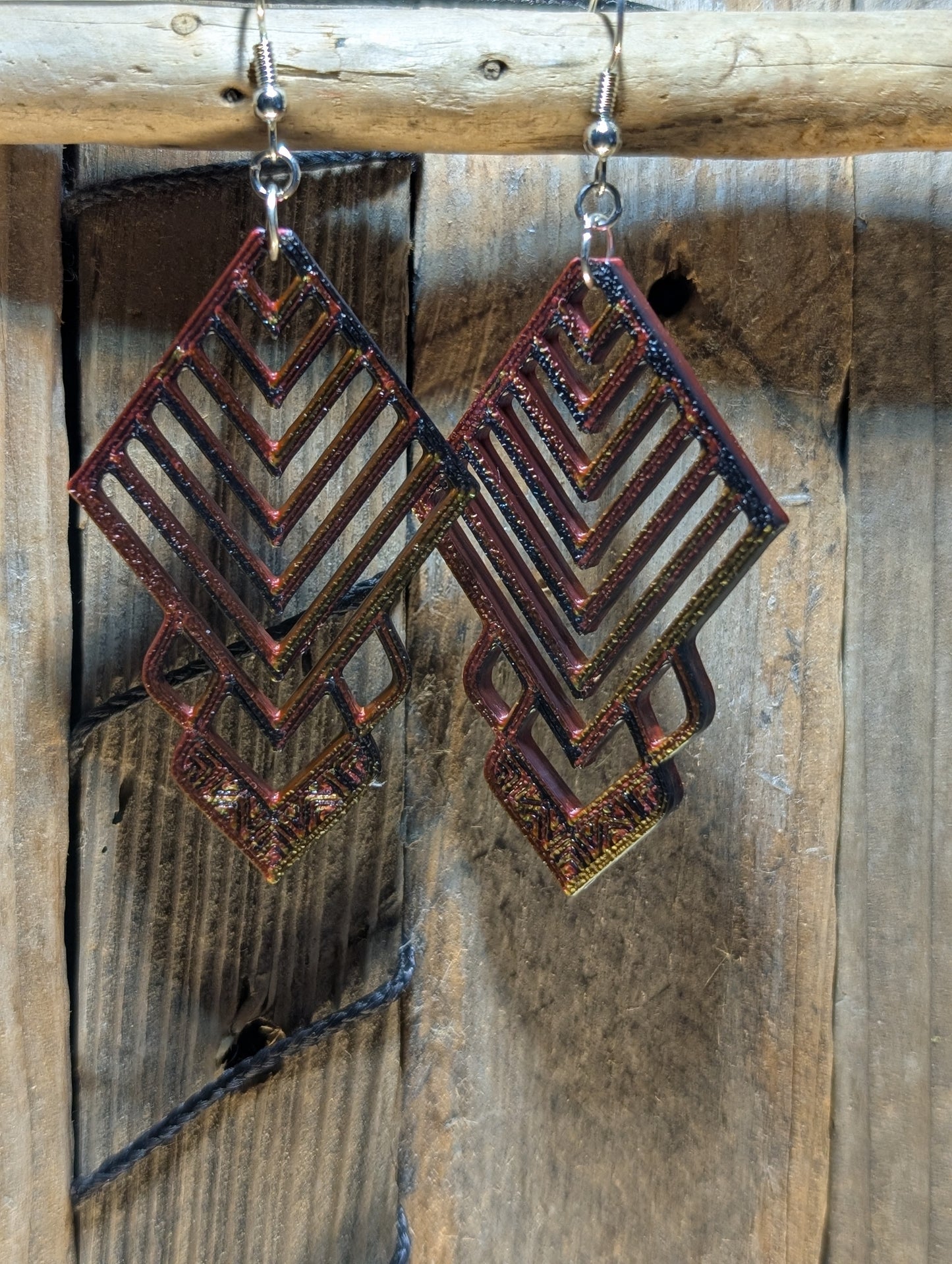 Geometric Dangle Earrings