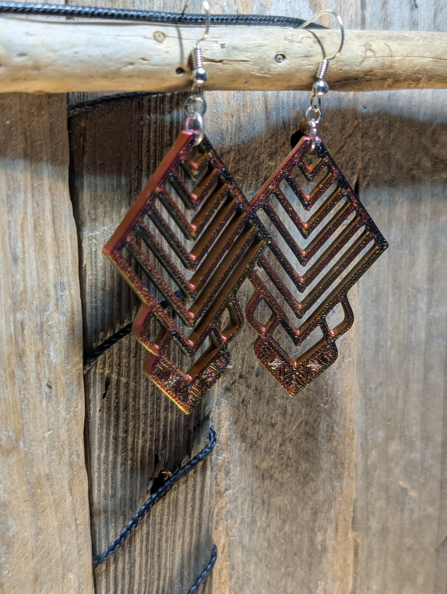 Geometric Dangle Earrings