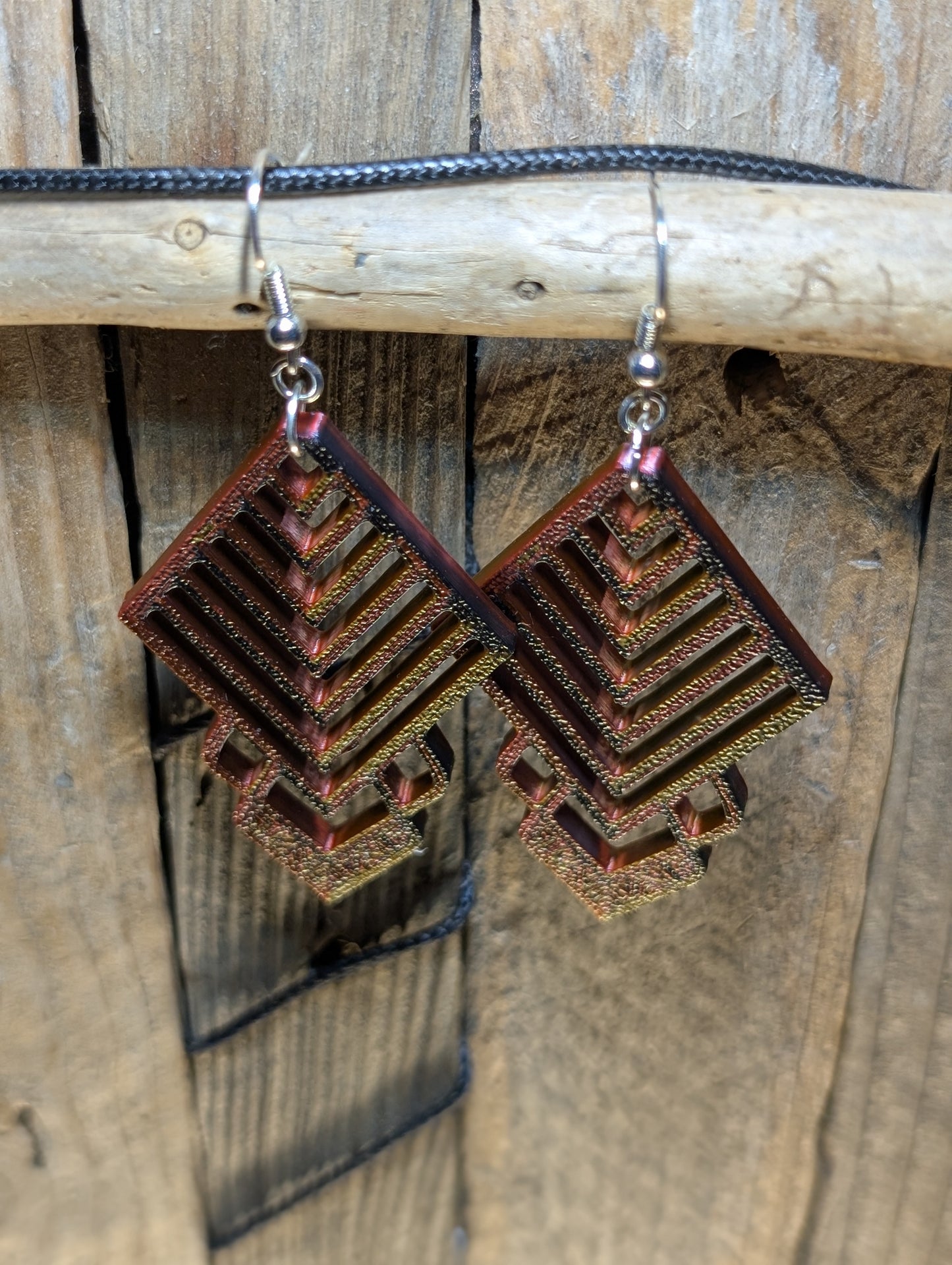 Geometric Dangle Earrings