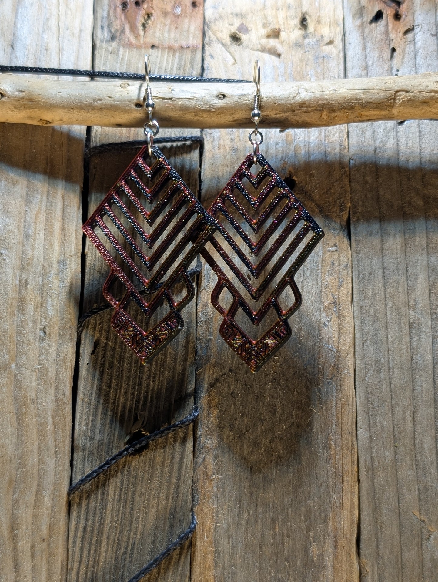 Geometric Dangle Earrings