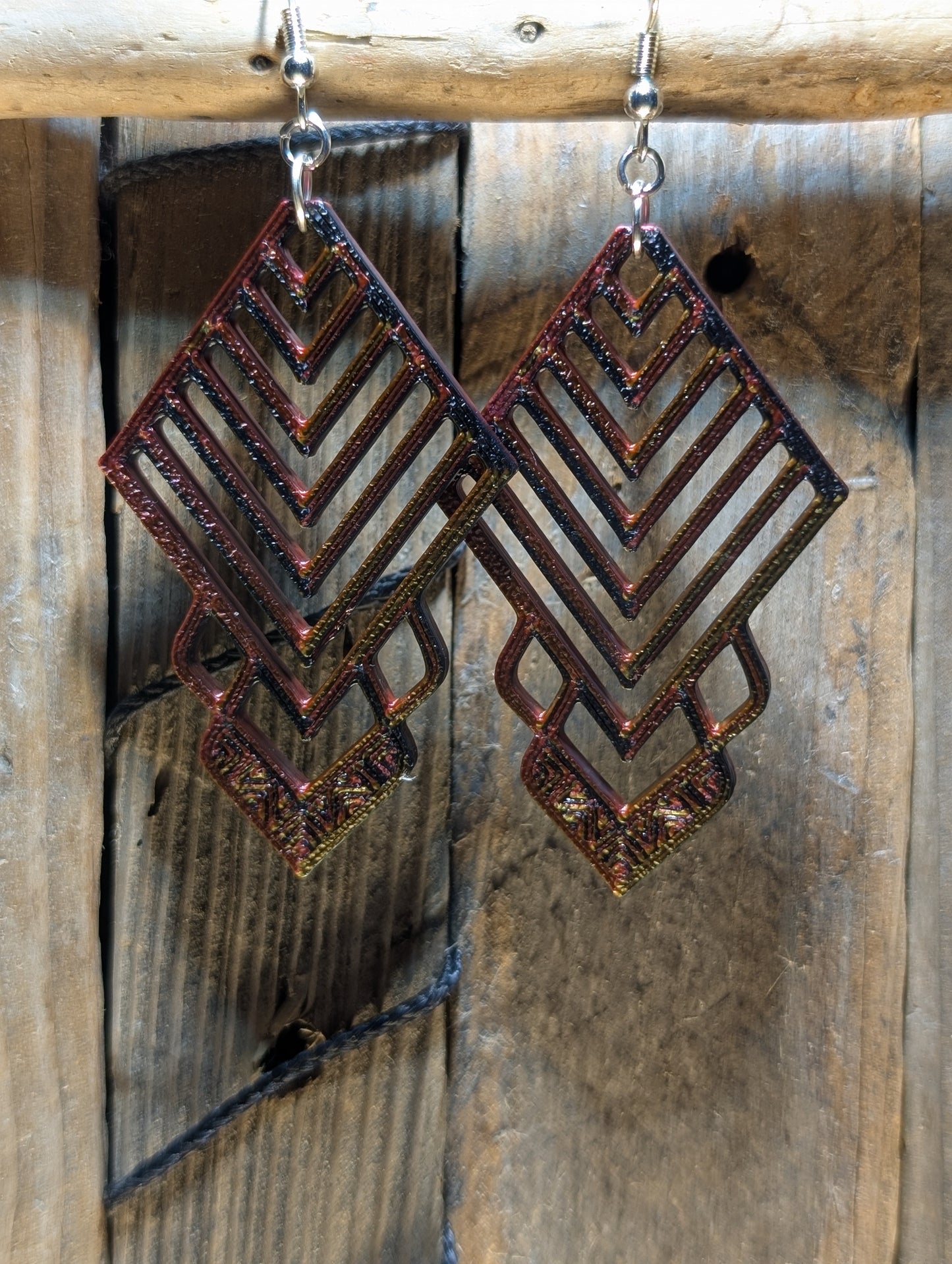 Geometric Dangle Earrings