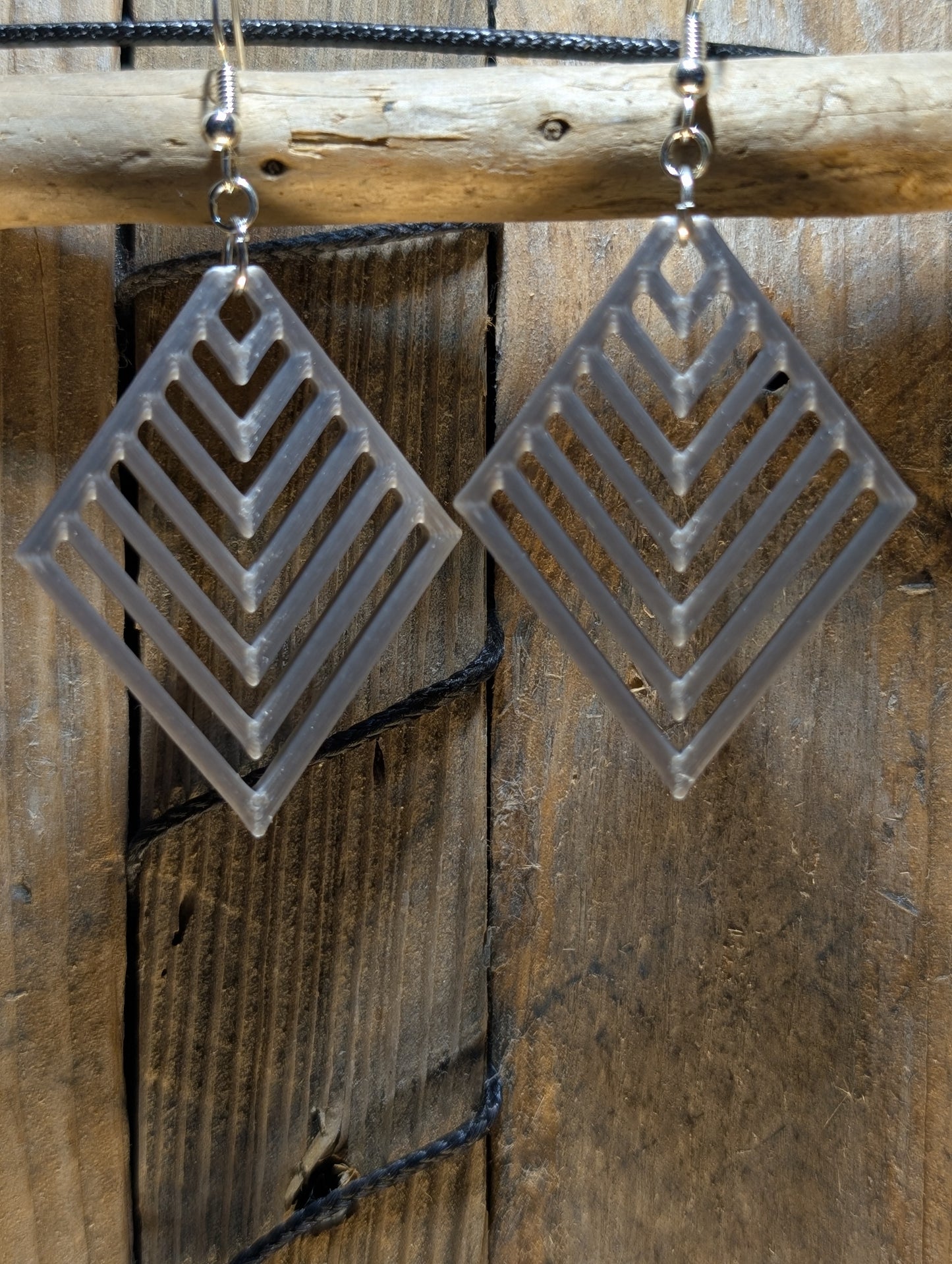 Geometric Diamond Shape Earrings