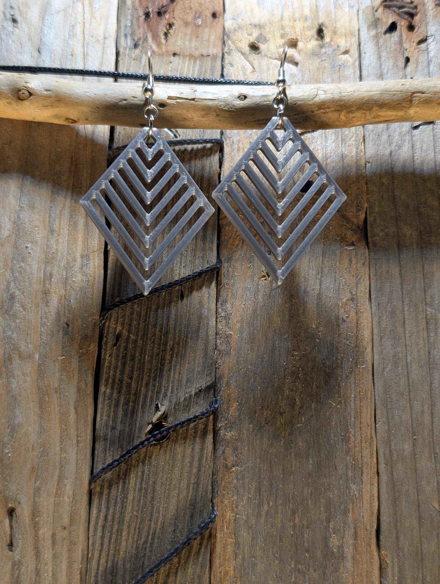 Geometric Diamond Shape Earrings