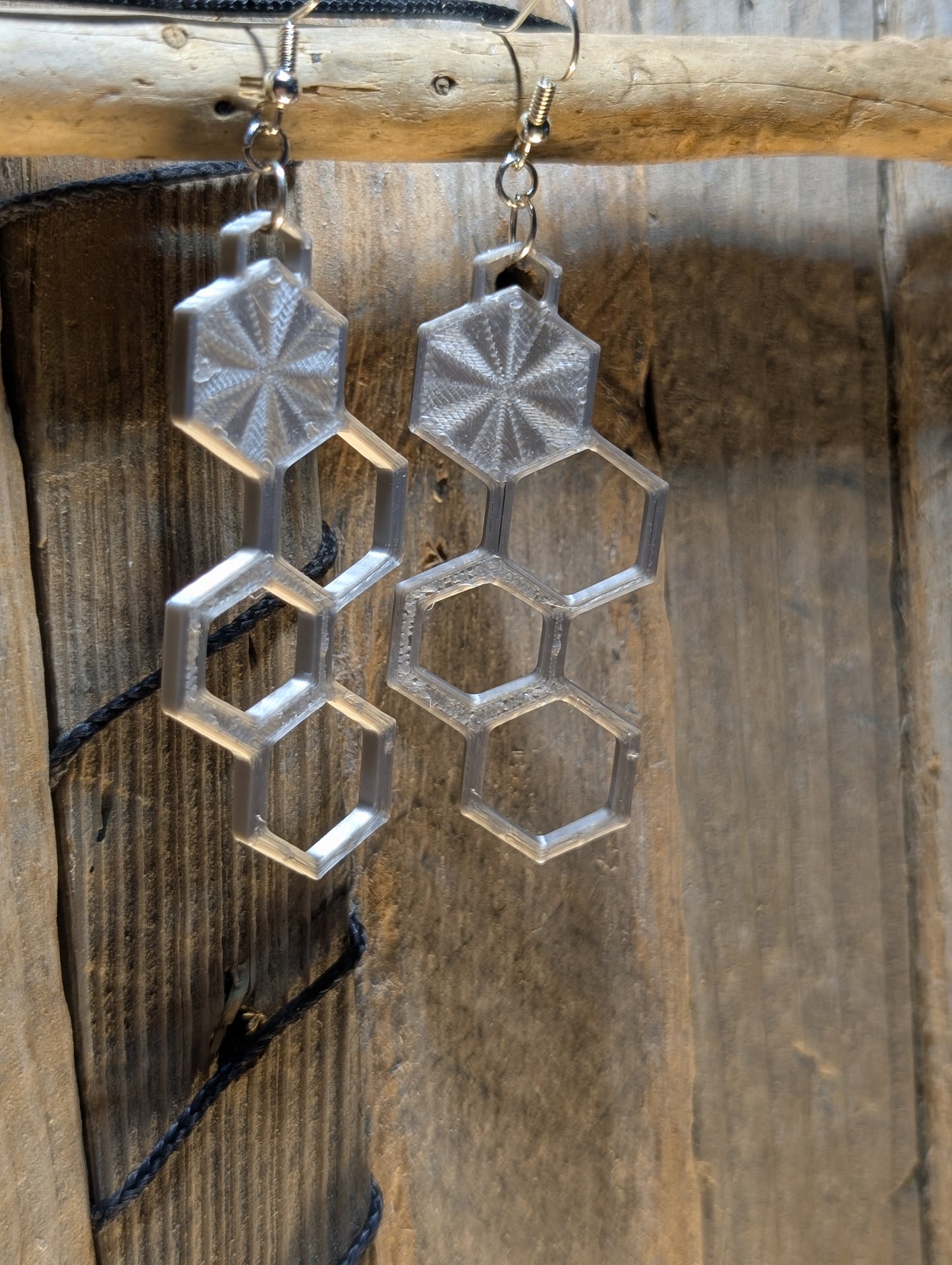 Hexagon Earrings