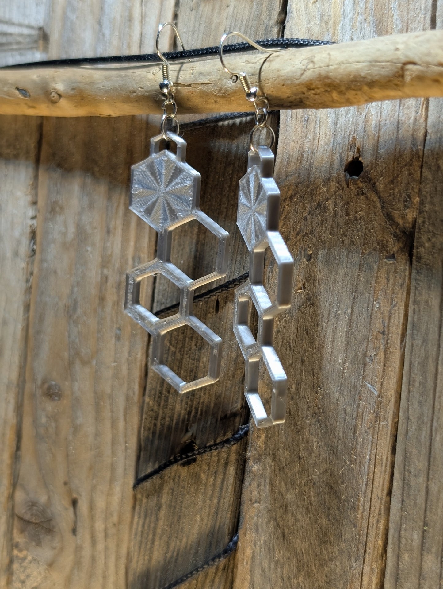 Hexagon Earrings