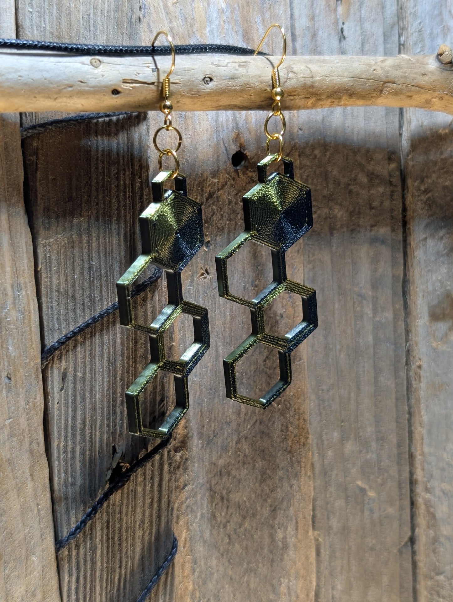 Hexagon Earrings