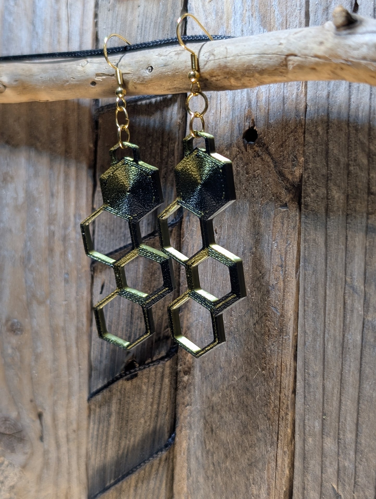 Hexagon Earrings