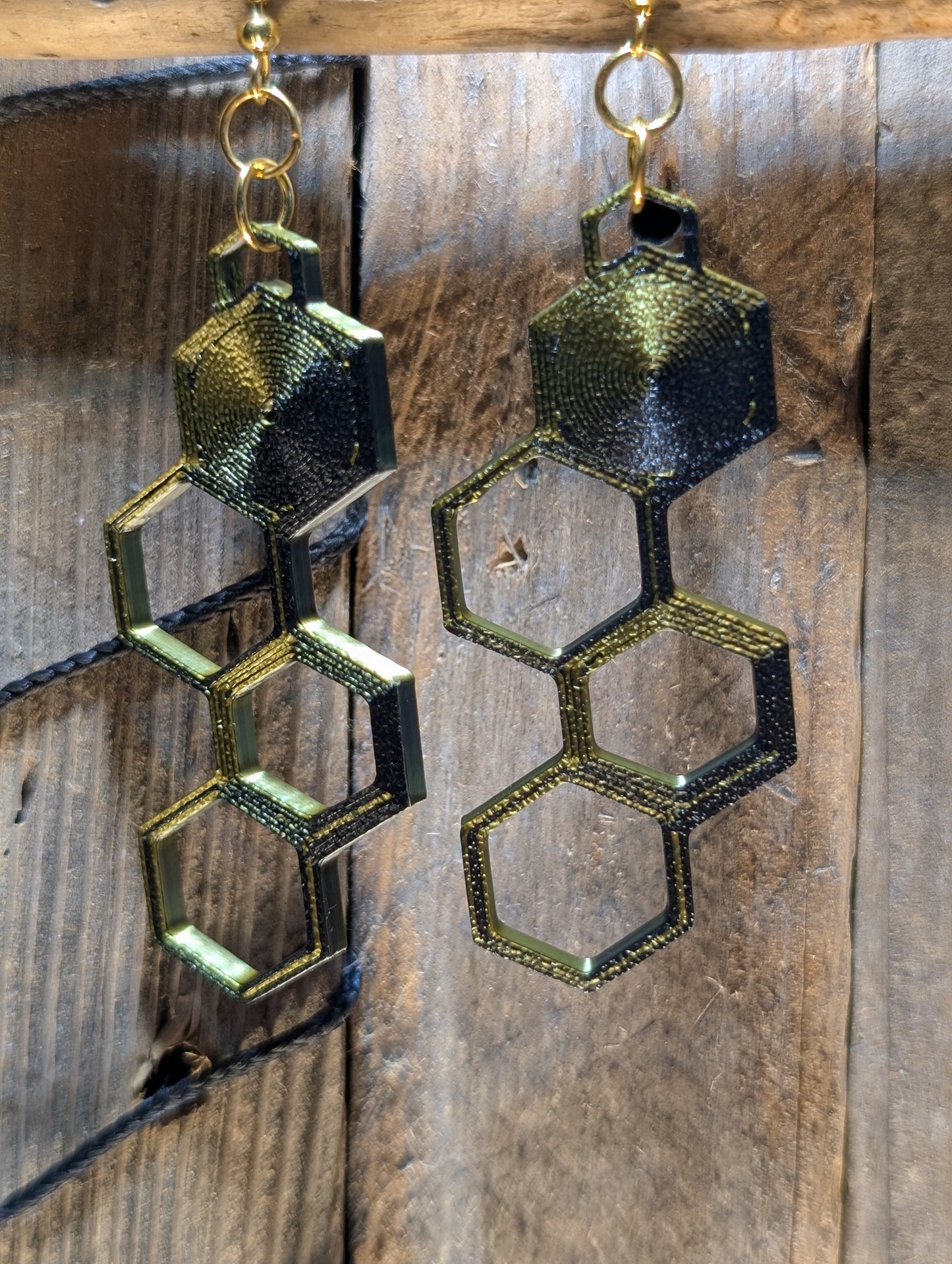 Hexagon Earrings