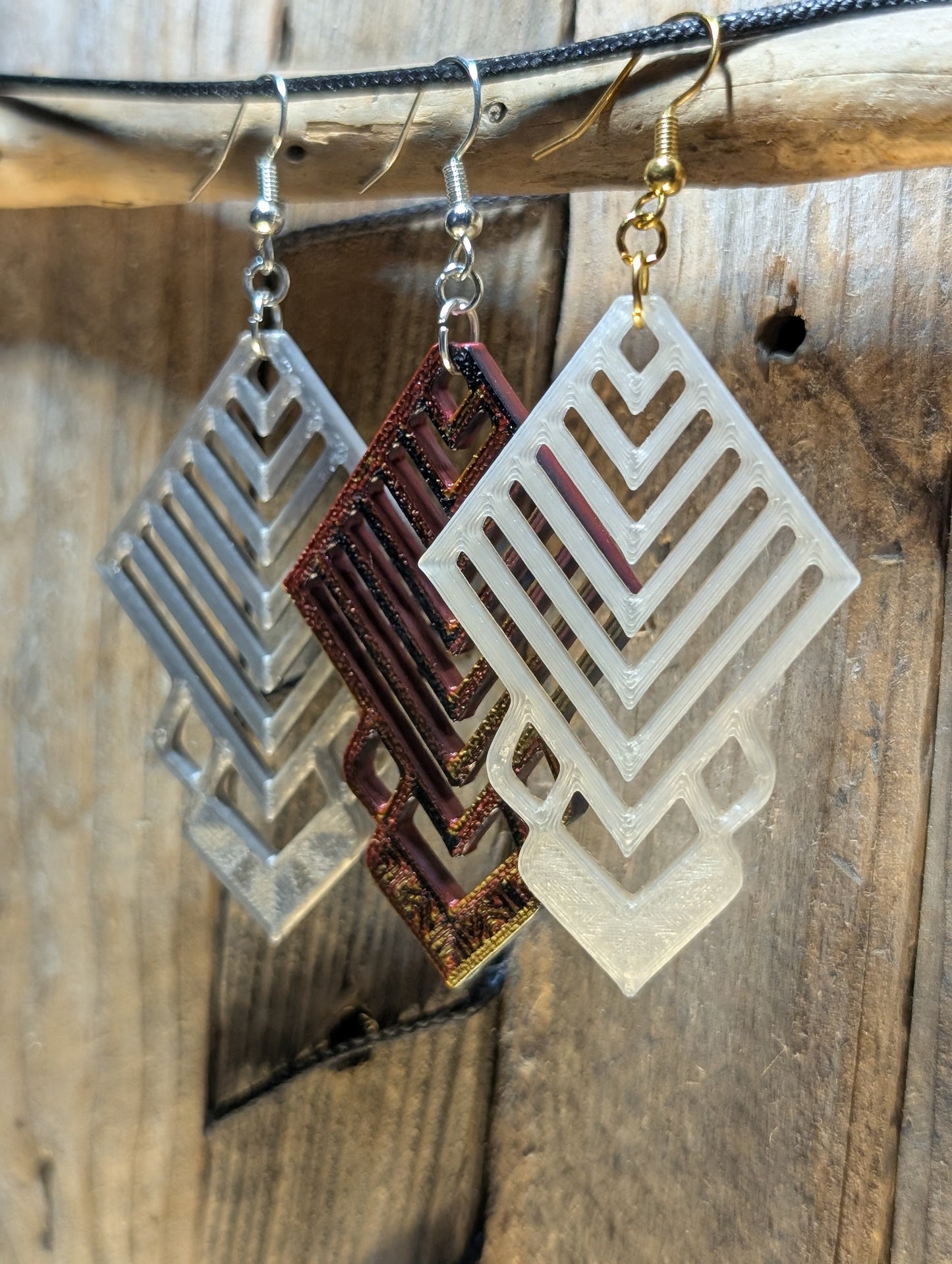 Geometric Dangle Earrings