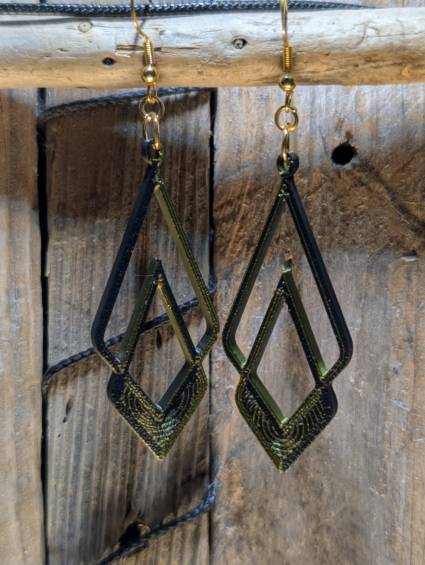 Geometric Drop Earrings