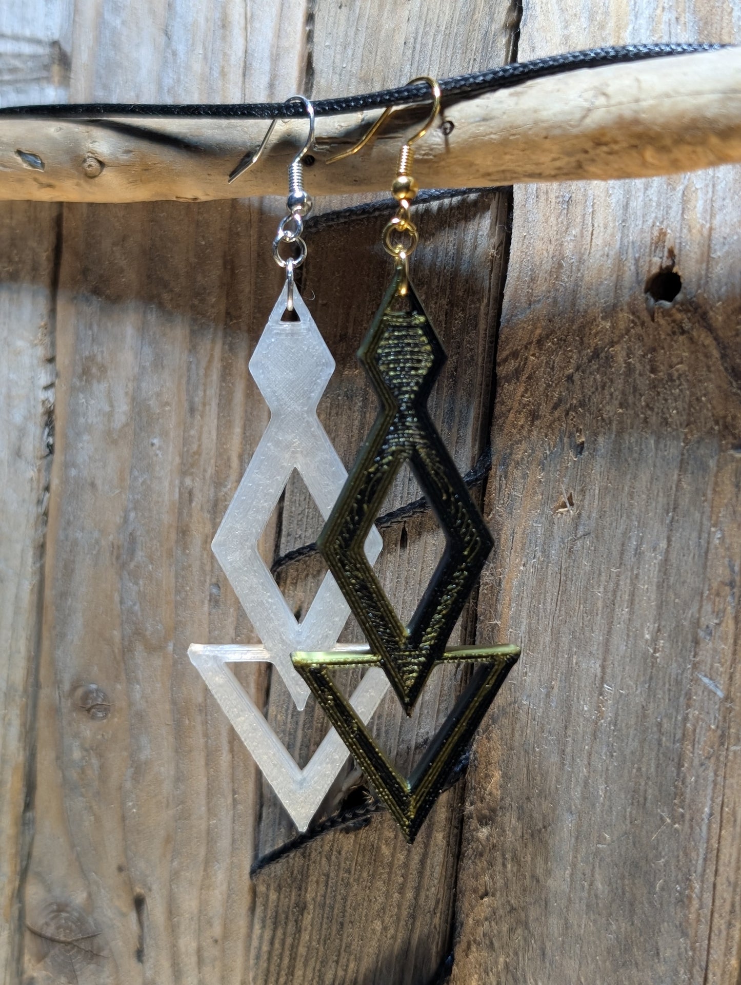Geometric Long Dangle Earrings