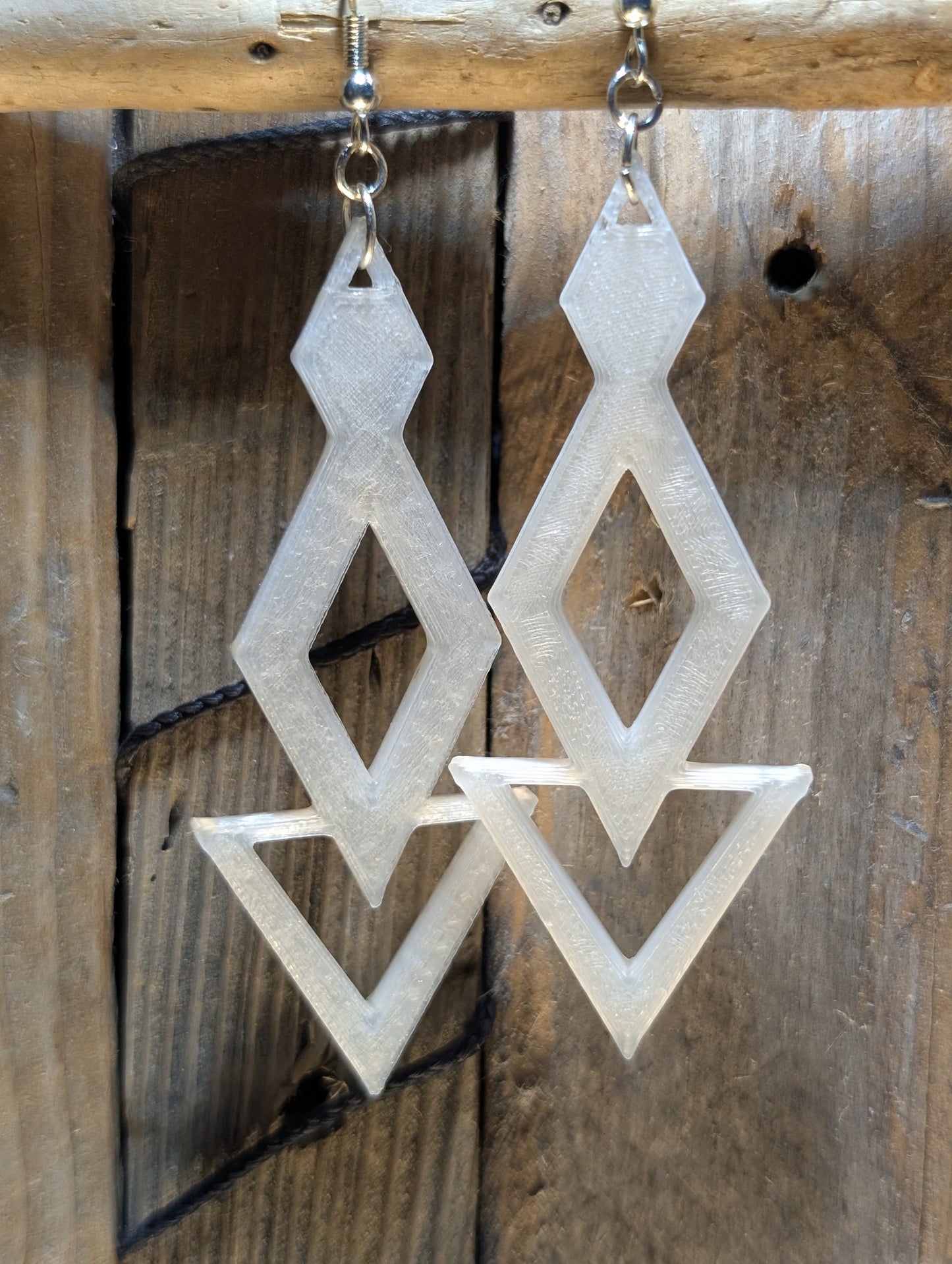 Geometric Long Dangle Earrings