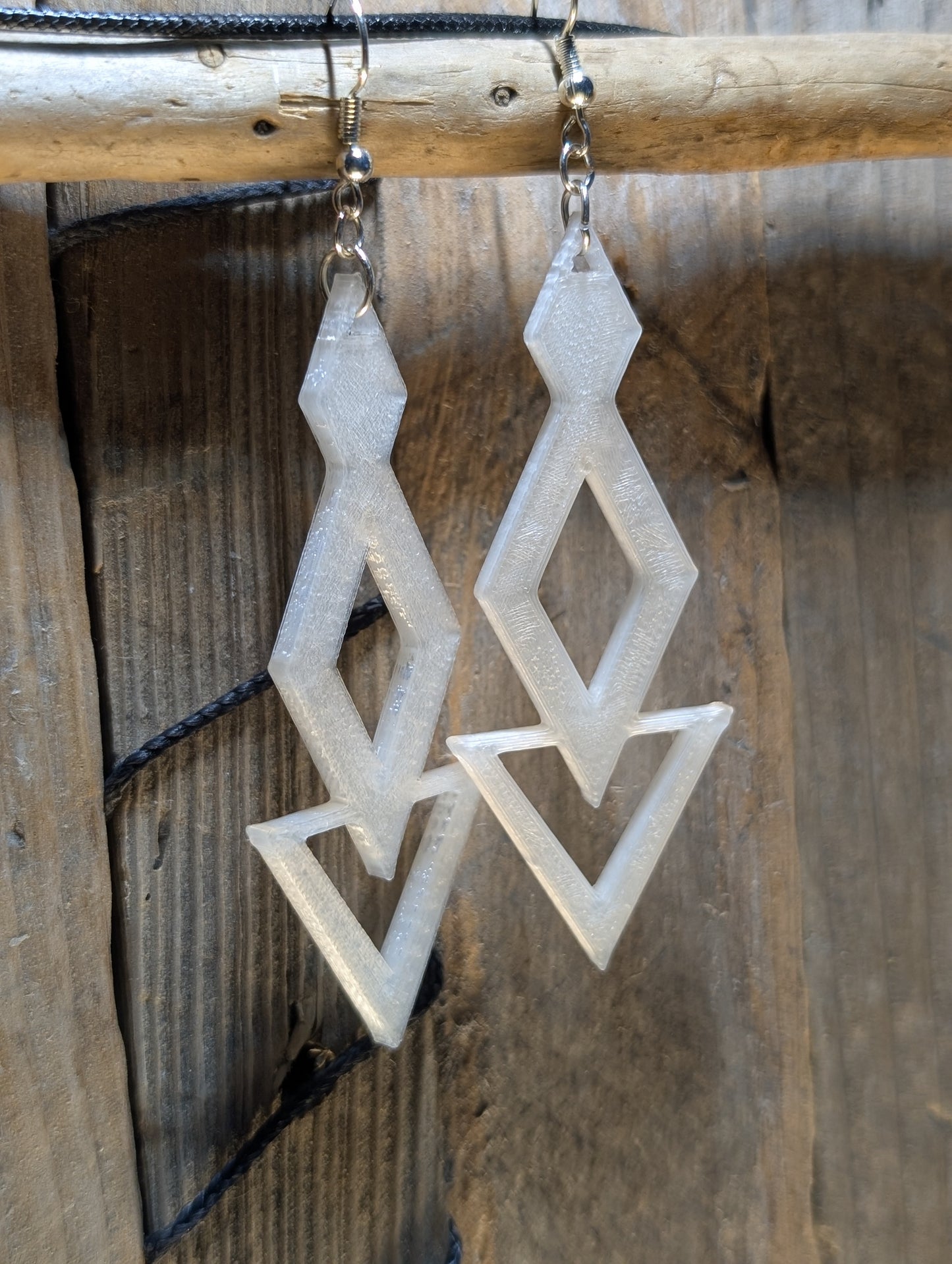 Geometric Long Dangle Earrings