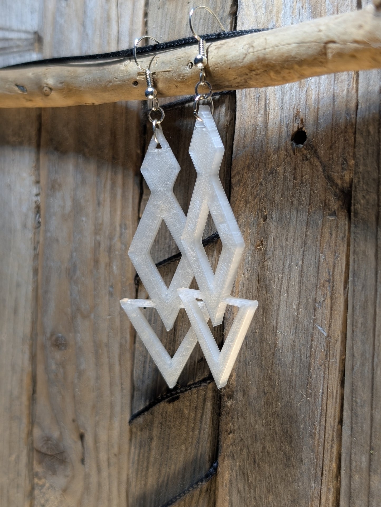 Geometric Long Dangle Earrings