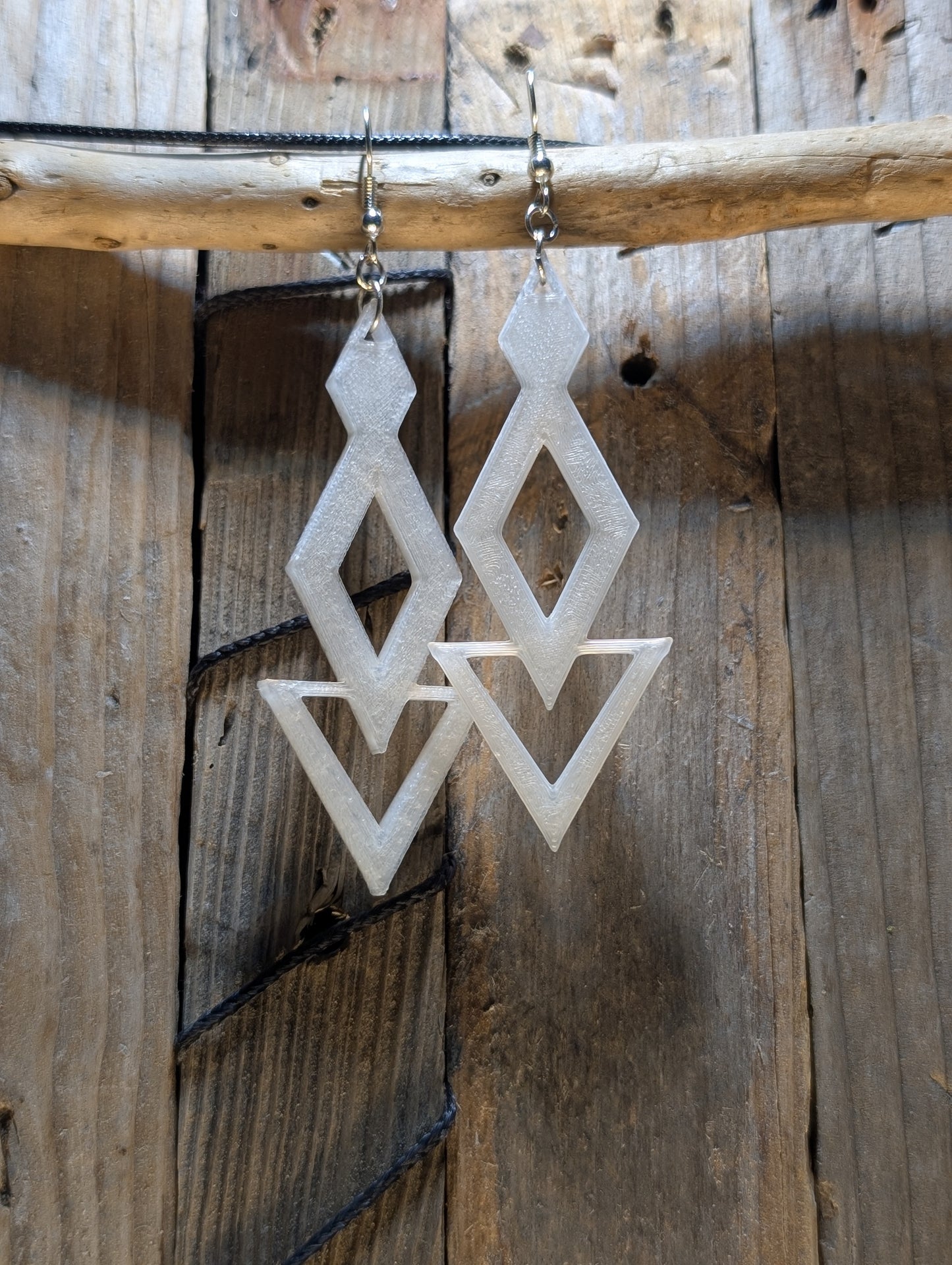 Geometric Long Dangle Earrings