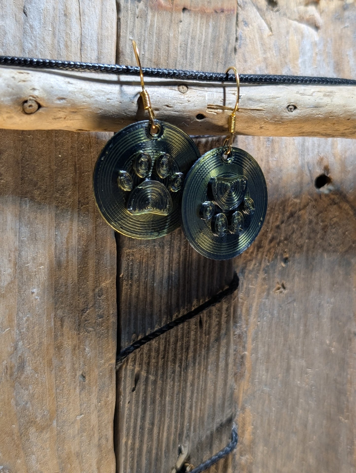 Cat & Dog Paw Earrings