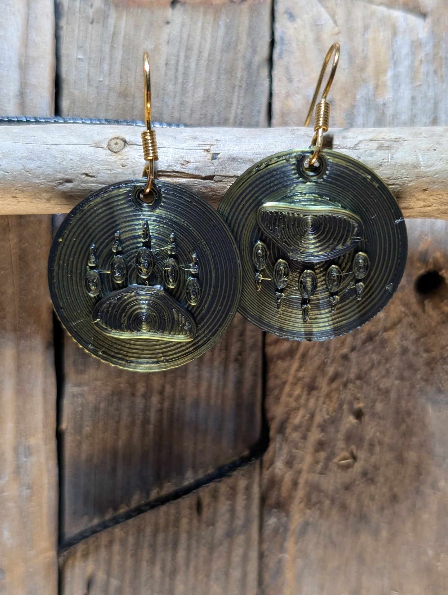 Bear & Wolf Paw Earrings