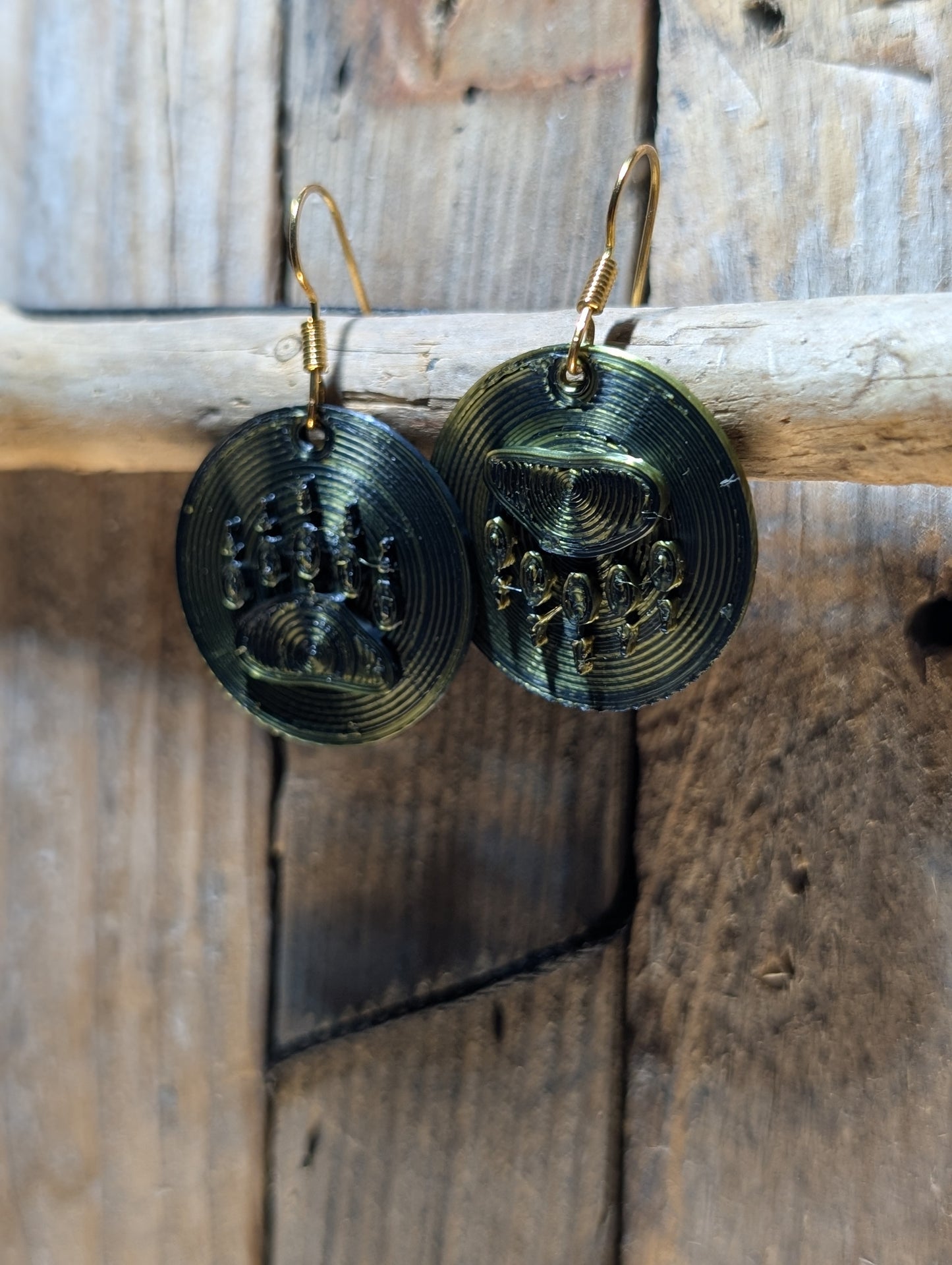 Bear & Wolf Paw Earrings