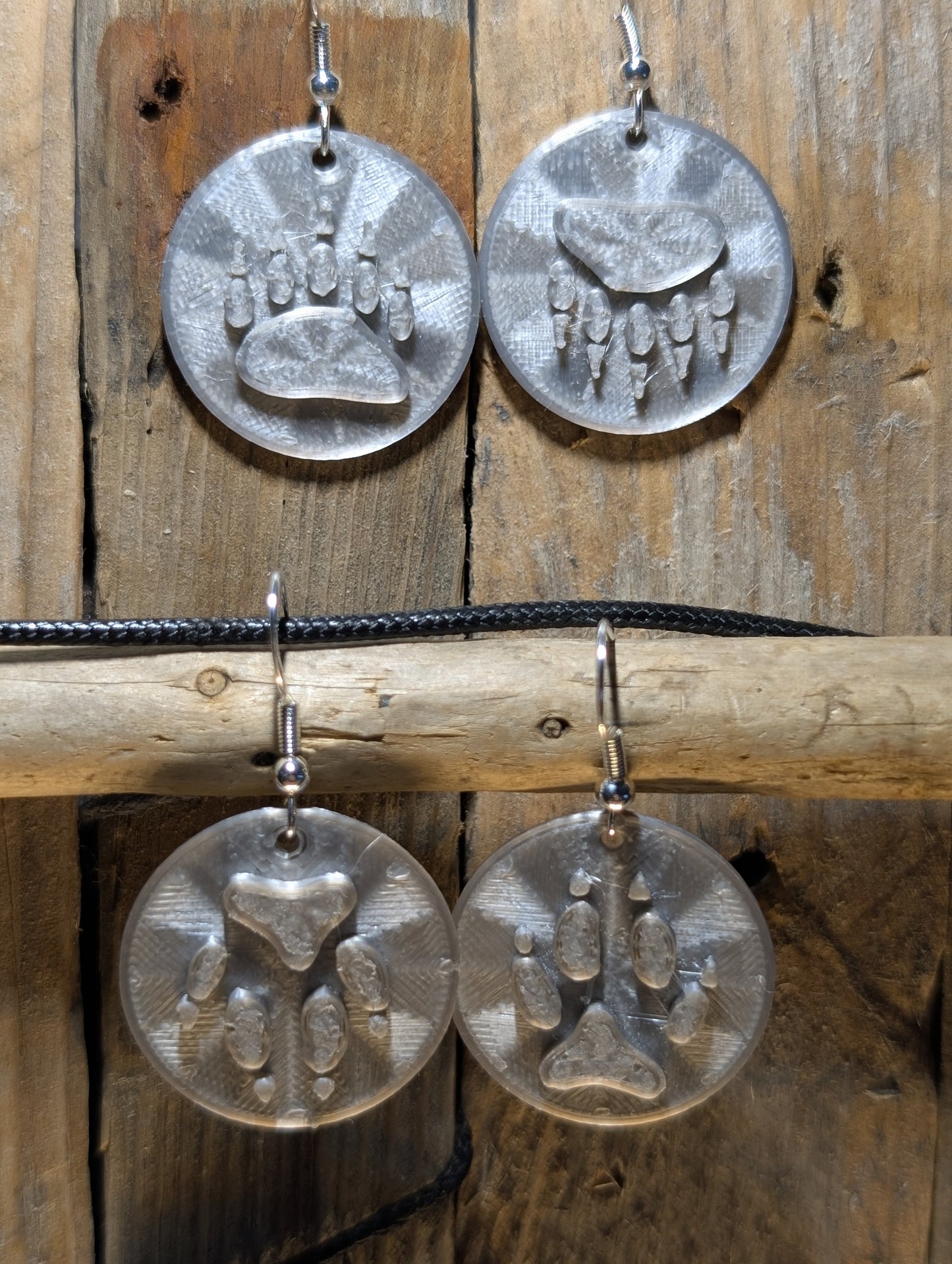 Bear & Wolf Paw Earrings