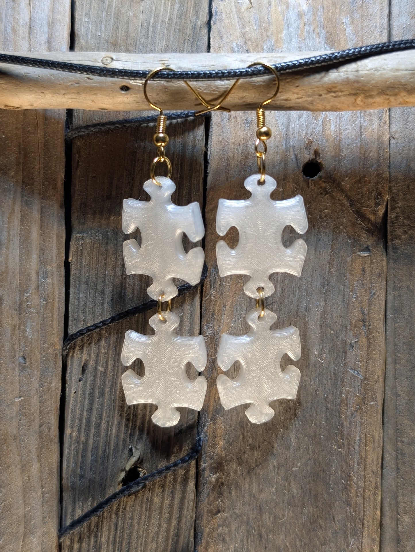 Puzzle Piece Earrings