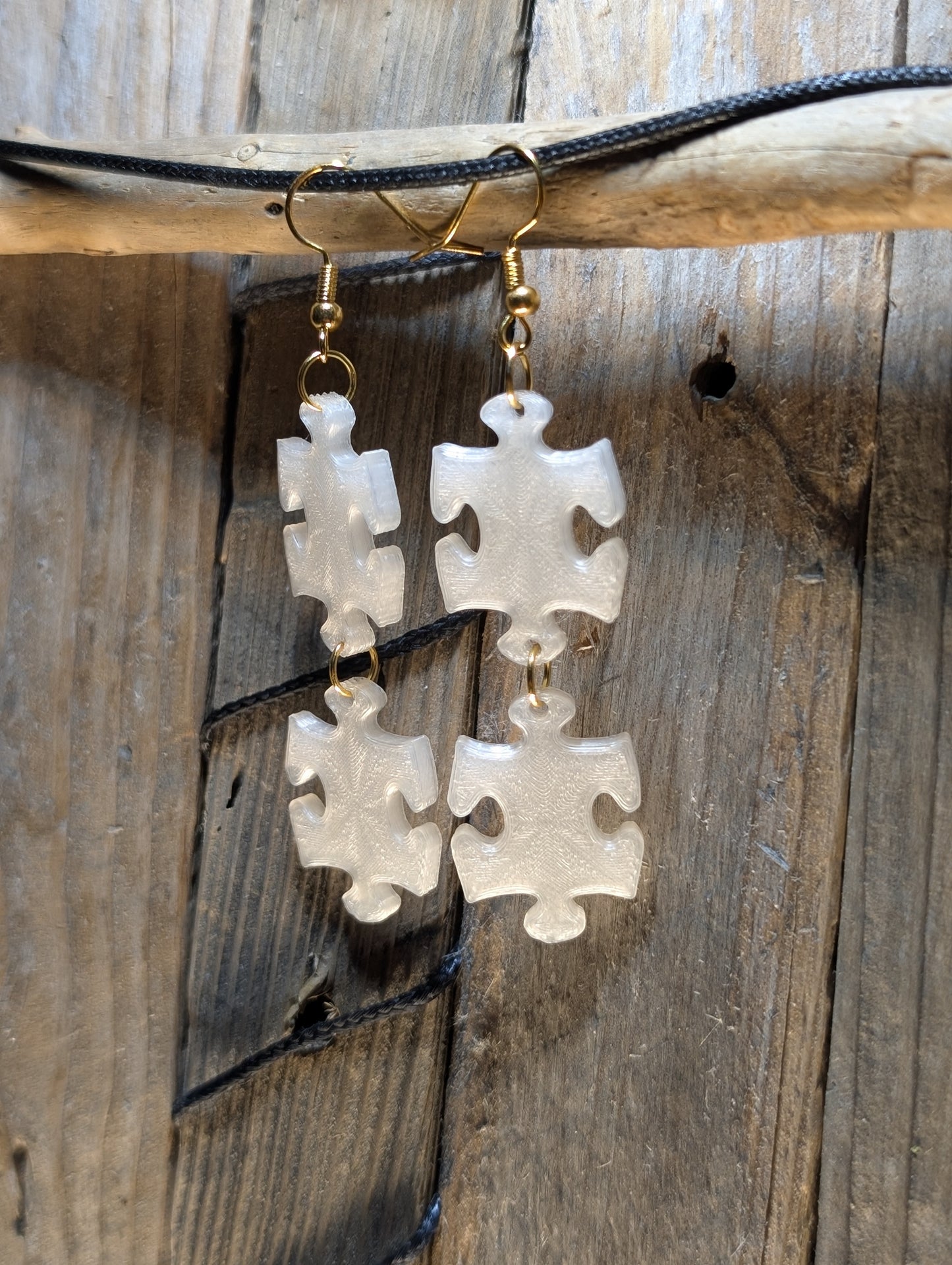 Puzzle Piece Earrings