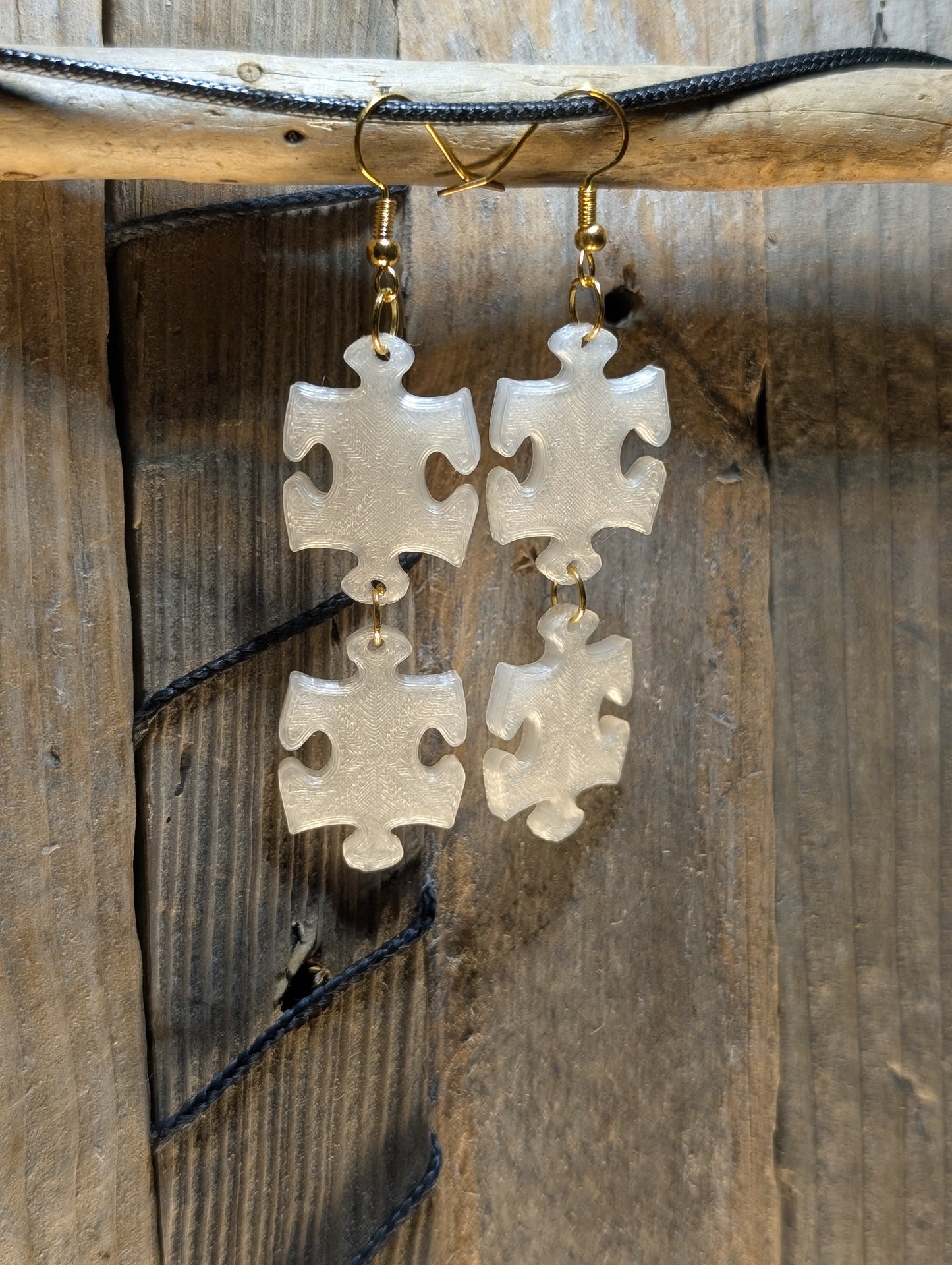 Puzzle Piece Earrings