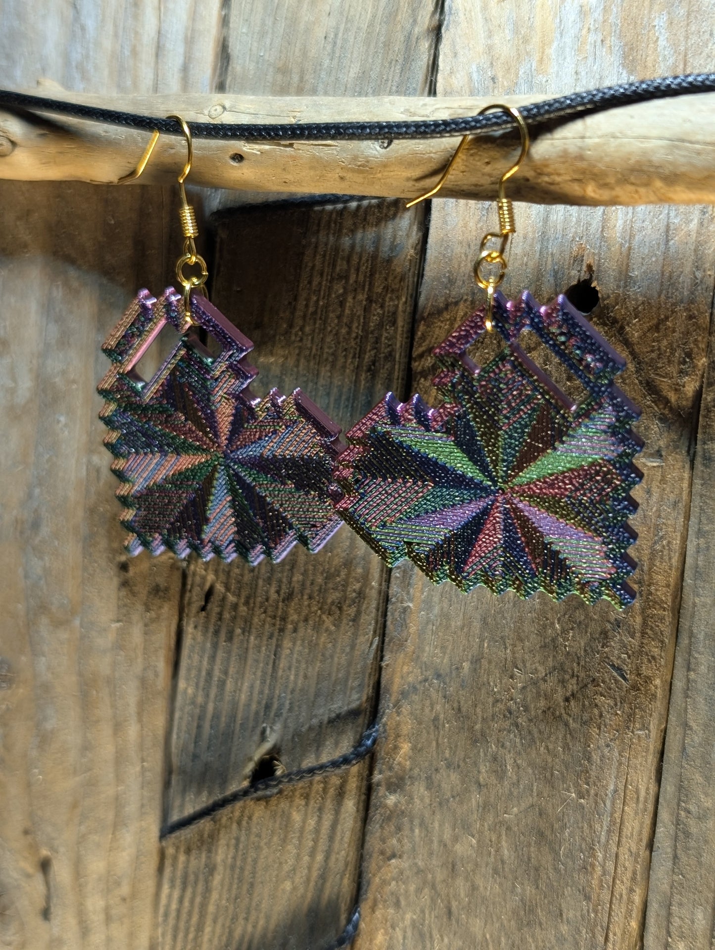 Pixel Heart Earrings