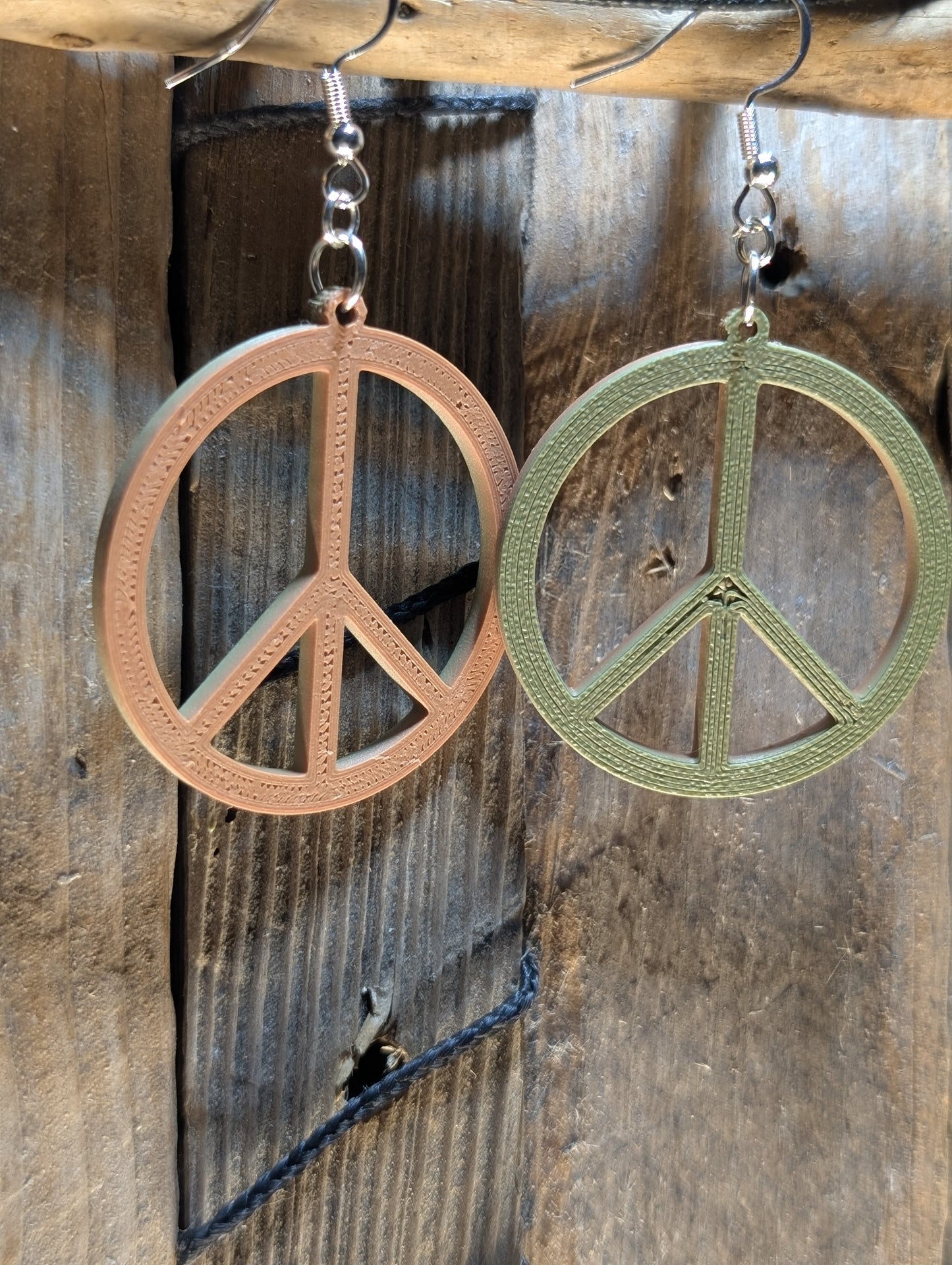 Peace Necklace & Earring Set