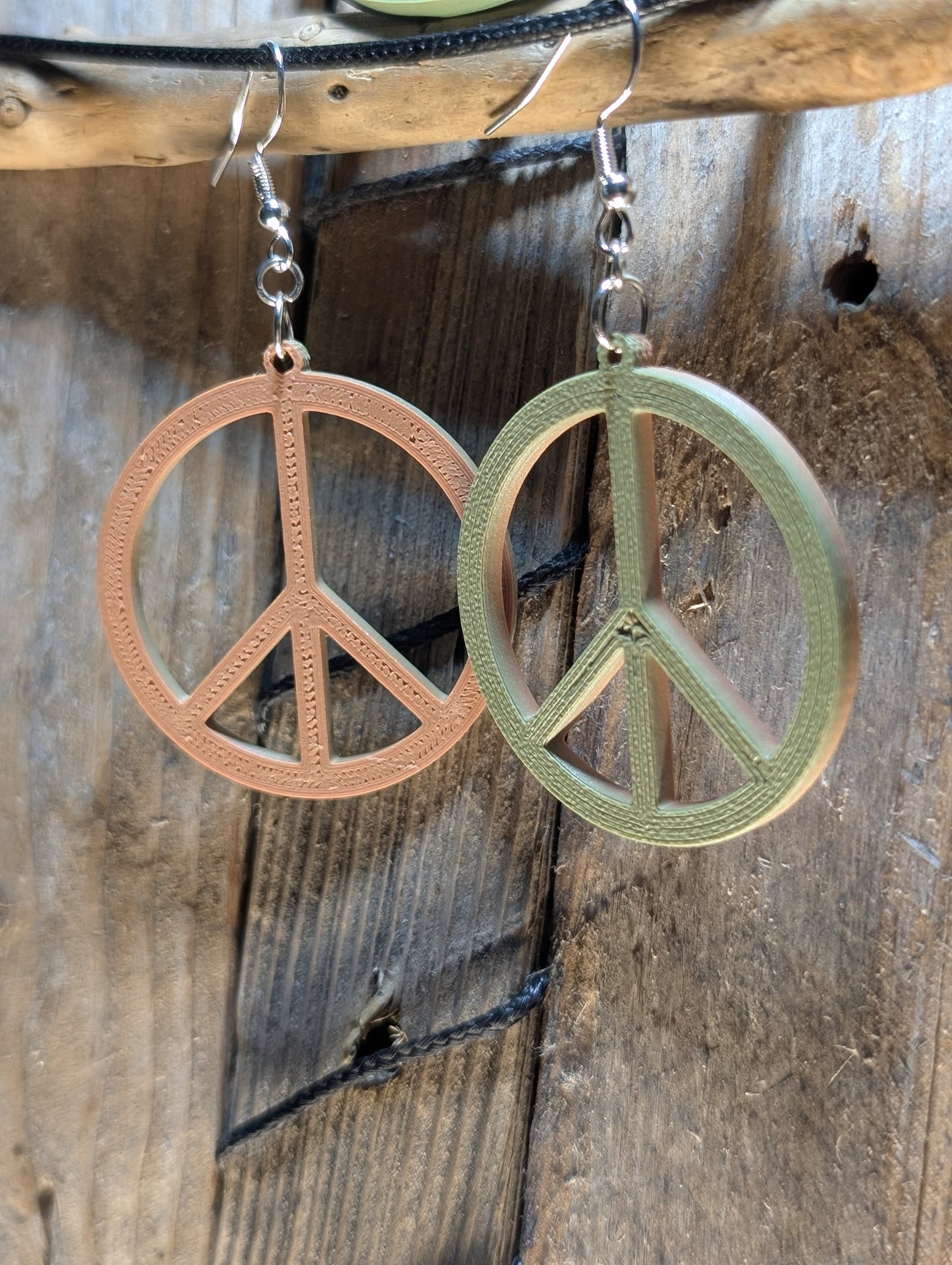 Peace Necklace & Earring Set