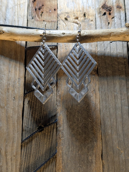 Geometric Dangle Earrings