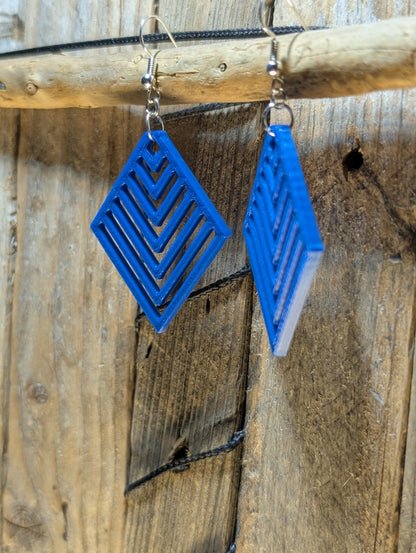 Geometric Diamond Shape Earrings