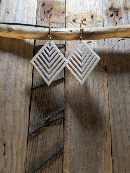 Geometric Diamond Shape Earrings