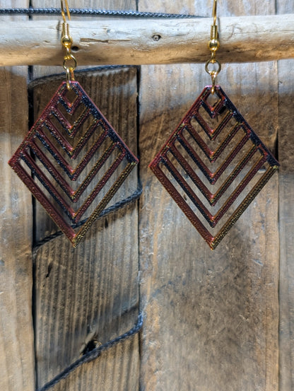 Geometric Diamond Shape Earrings