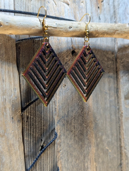 Geometric Diamond Shape Earrings