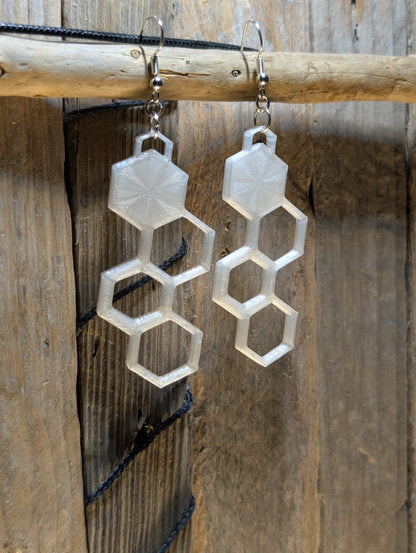 Hexagon Earrings