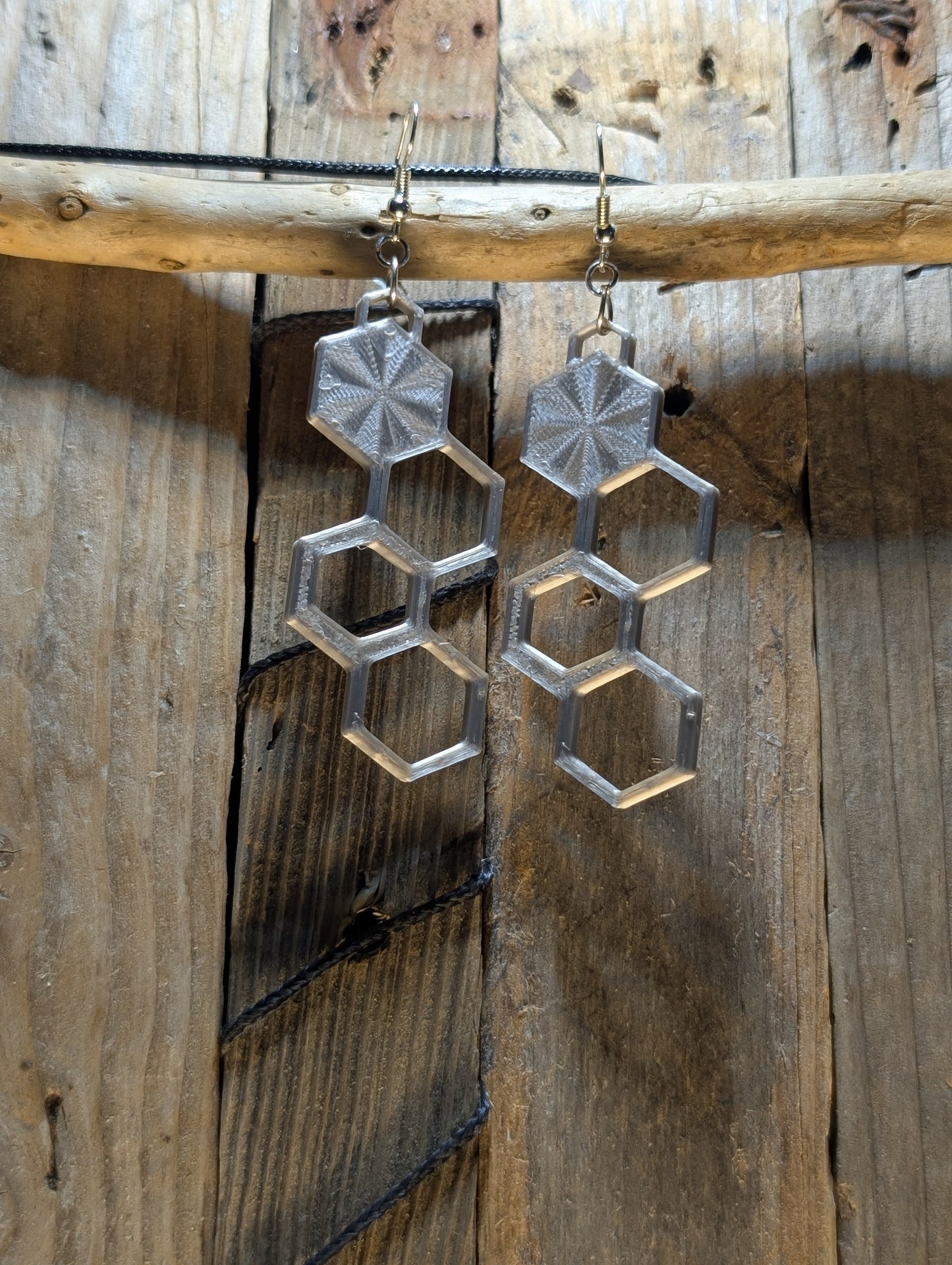 Hexagon Earrings