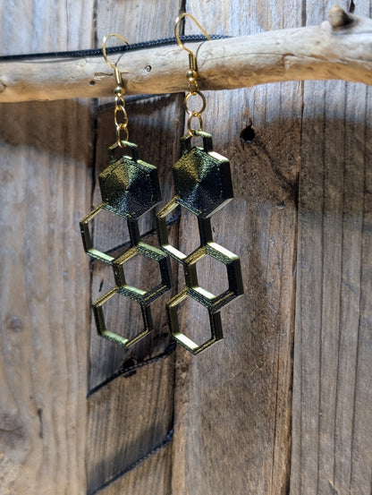 Hexagon Earrings