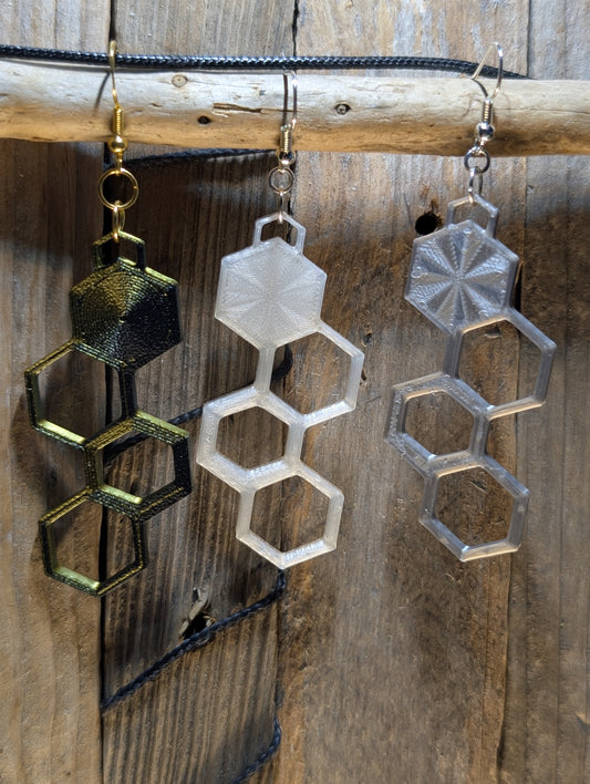 Hexagon Earrings