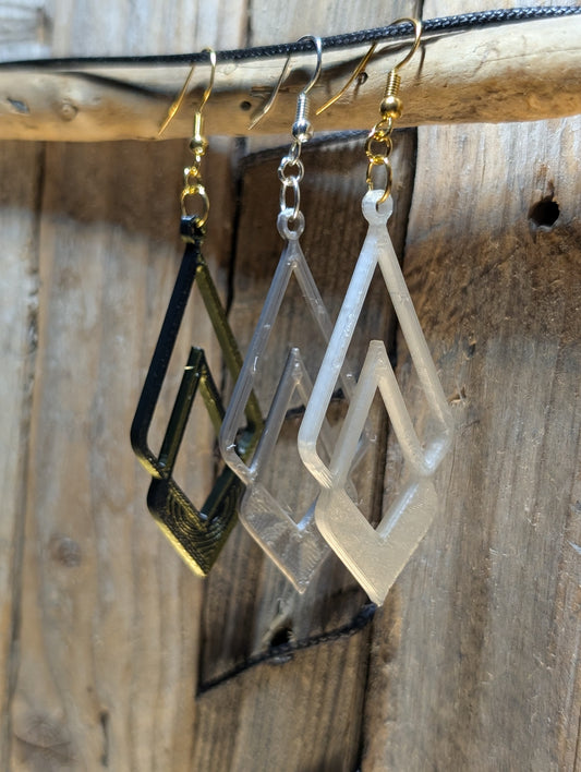 Geometric Drop Earrings