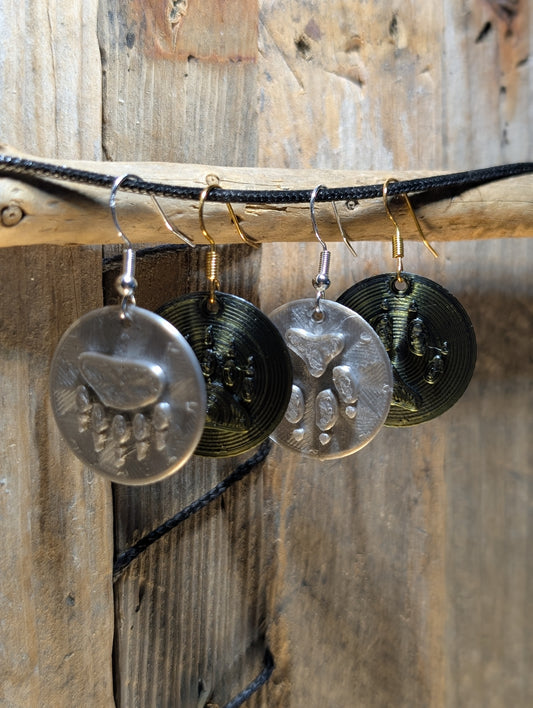Bear & Wolf Paw Earrings