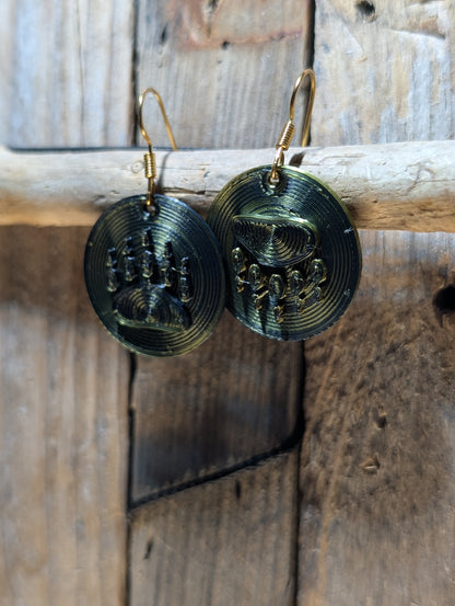 Bear & Wolf Paw Earrings