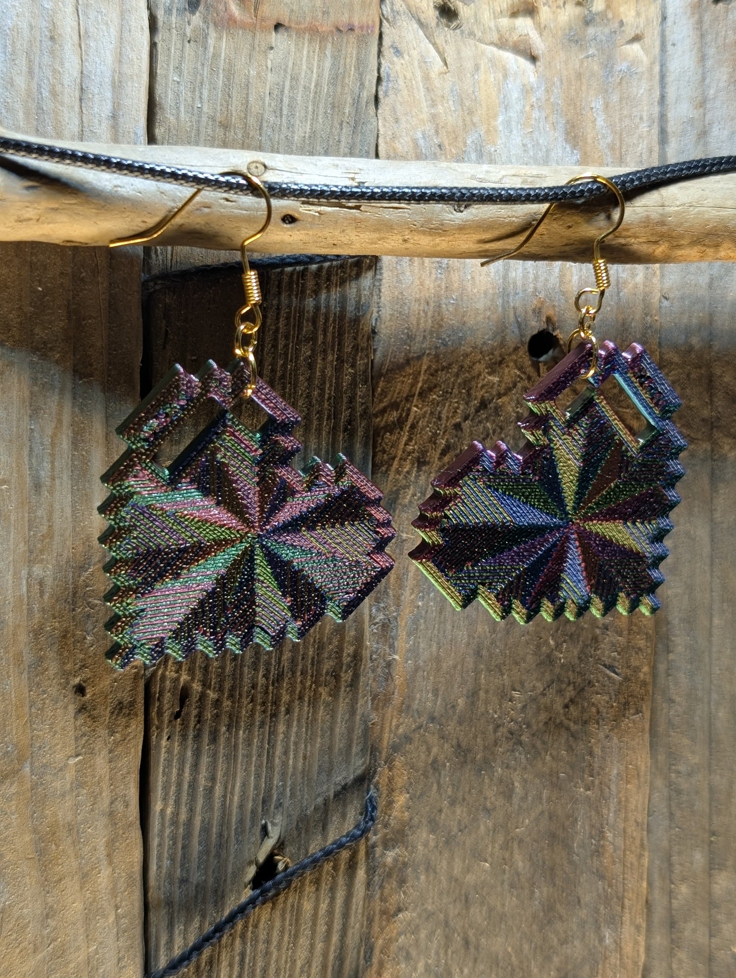 Pixel Heart Earrings
