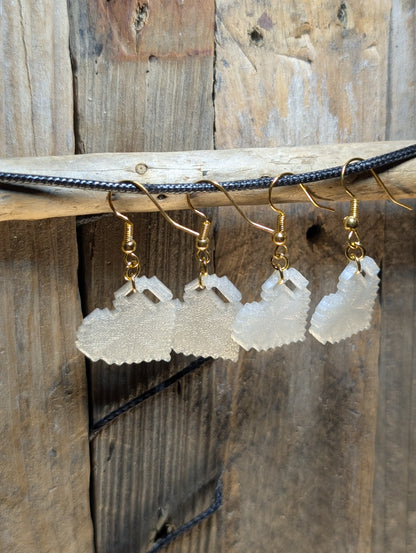 Mini Pixel Heart Earrings Set