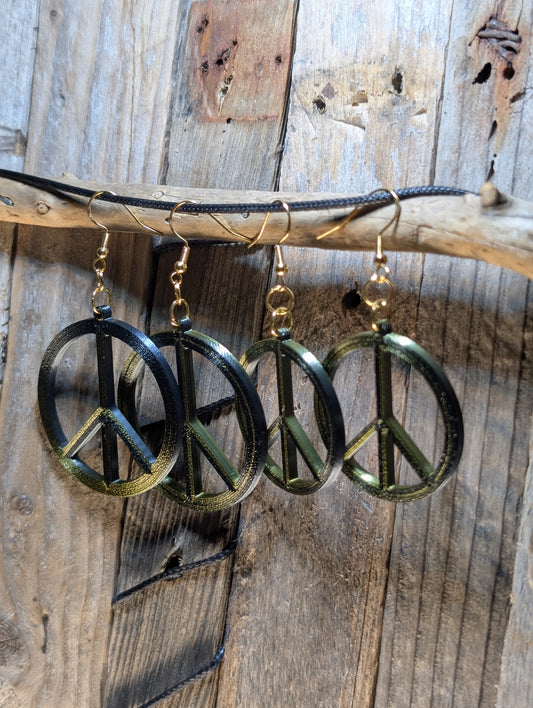 Peace Sign Earrings