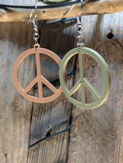 Peace Necklace & Earring Set