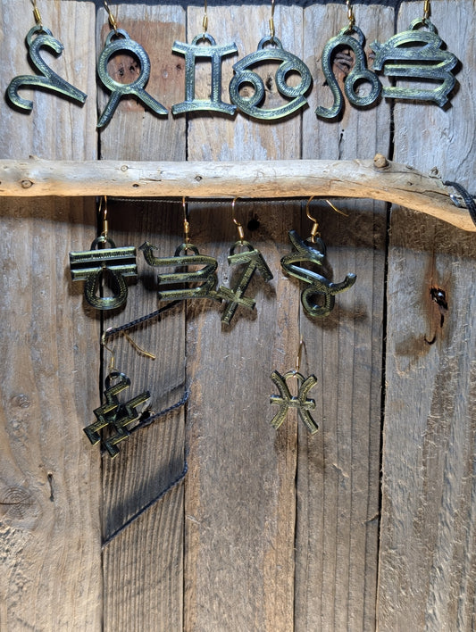 Zodiac Sign Earring