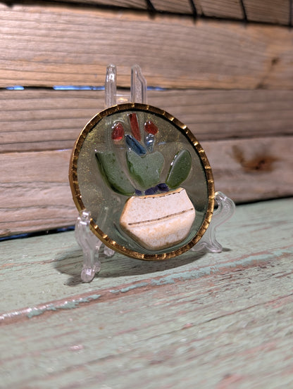 Mini Beach Glass Flower